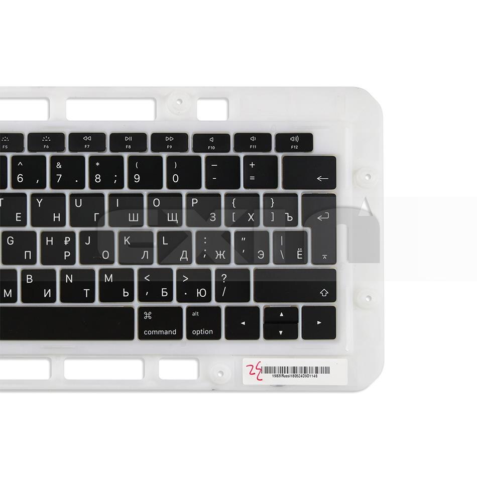 Echt voor Macbook Air Retina 13 "13.3" A1932 Russische Rusland RU Toetsenbord Toetsen Key Cap Keycaps Vervangen MRE82 EMC 3184 Late