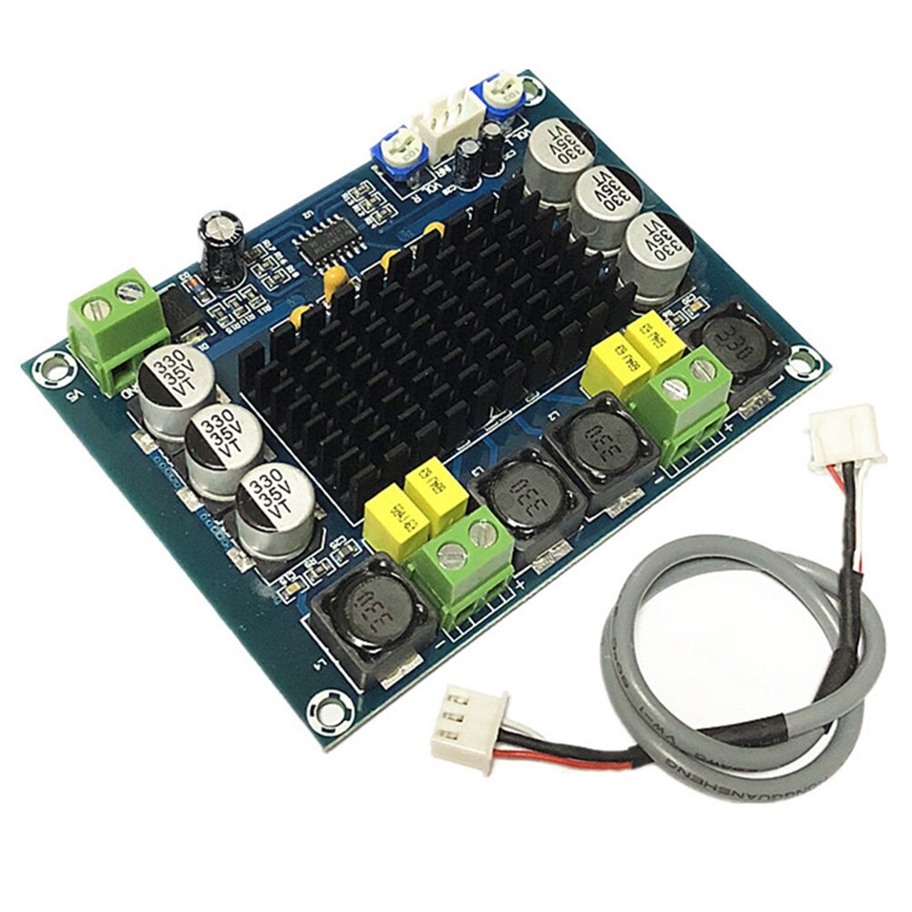 2x120W Amplifier Board - Digital Audio Power Module - Dual Channel Sound - Compact Electronic Component