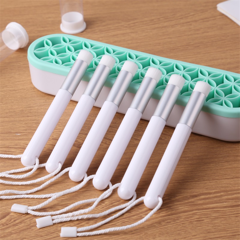 Mini Blending Brush Holder Rack for Blending Ink a Breeze Painting Small Brushes Hand Tools for DIY Scrapbooking Card