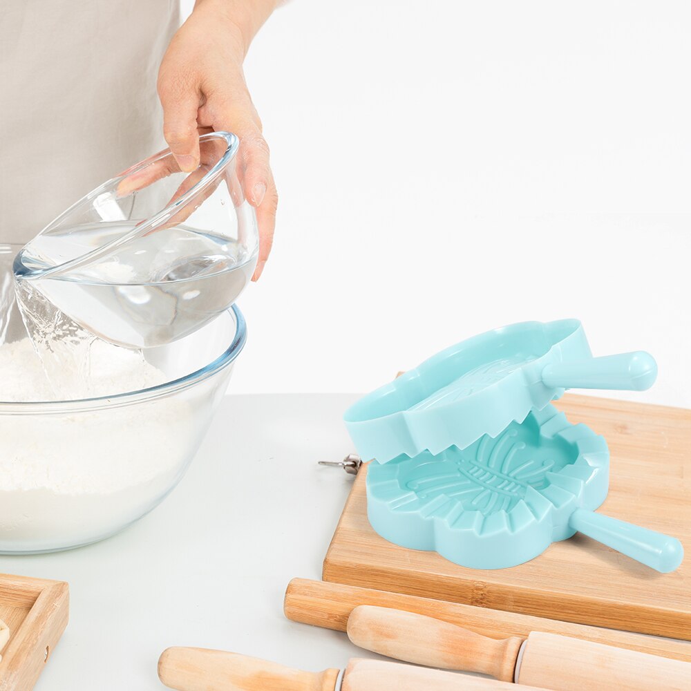 Kitchendumpling mögel hjärta fjäril blomma form diy dumplings maker degpress dumpling paj ravioli mögel bakningstillbehör