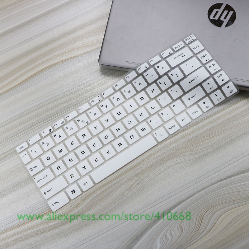 15.6 inch Laptop keyboard Cover Protector Skin For MSI GS65 GF63 P65 PS63 WS65 9TH station Creator Stealth 15" MSI PS42 Notebook