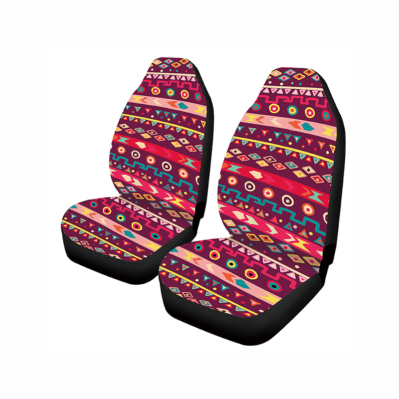 Wit Paard Mandala Veren Print Auto Stoelhoezen Set Van 2, universal Fit Auto Voorstoel Protectors Voor Auto 'S, Suv, Vrachtwagen
