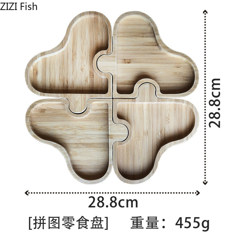 Frugttallerken hjemme snack tallerken træ slik fad køkken hjemme forsyning tørret frugt snacks nødde desserter tallerken bakke