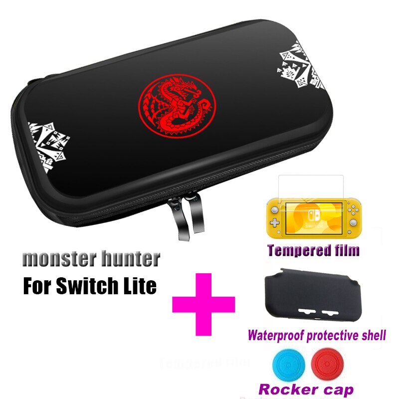 For Nintend Switch Lite Bag Storage For Switch mini Protector Case For nintendo switch mini accessories: monster hunter 5in1