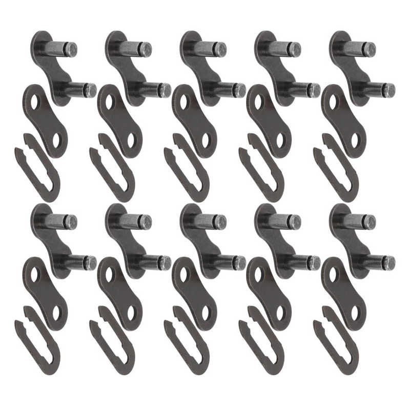 10 Stks/pak Elektrische Fiets 410 Chain Master Link Fiets Motorfiets Atv Dirt Bike Steel Chain Connector Link E-fietsonderdelen