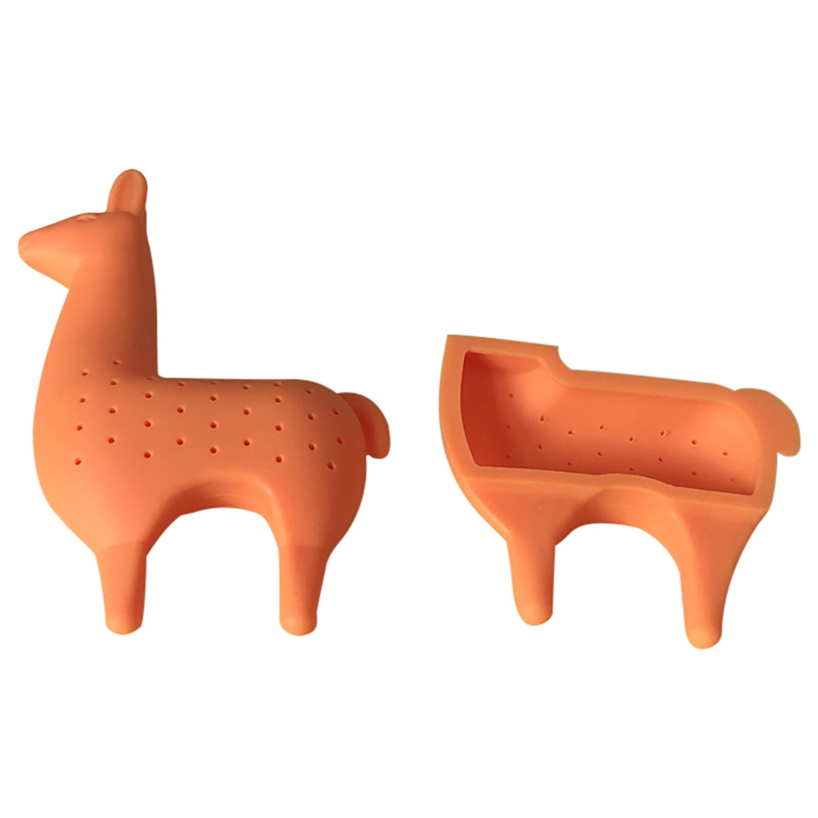 Tea Infuser Food Silicone Grade Alpaca Shape Tea Infuser Strainers Filter Loose Silicone Diffuser Reusable Infuser