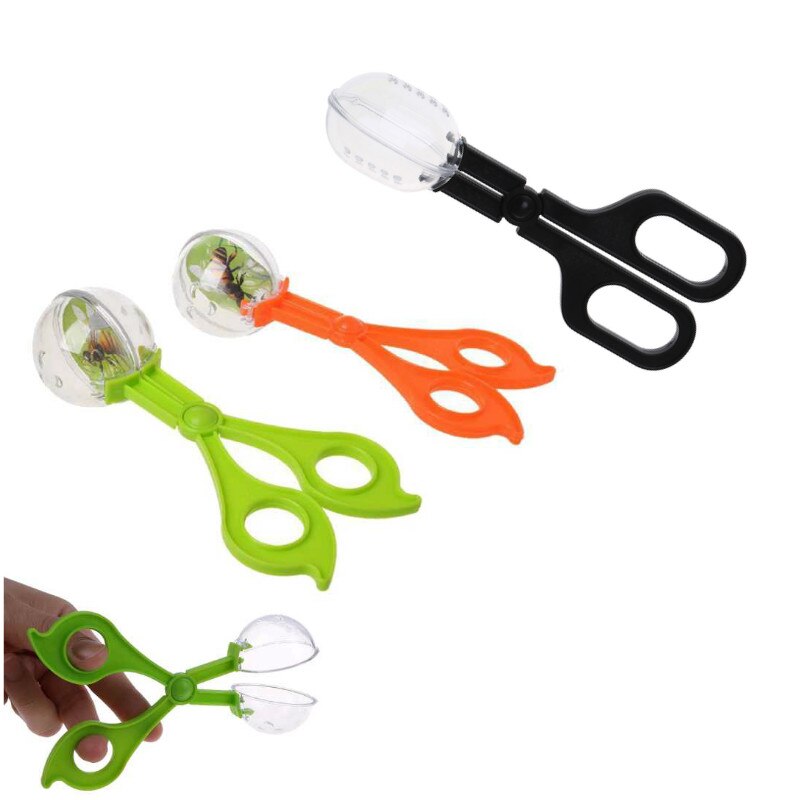 Reptiel Terrarium Hagedissen Plastic Tang Pincet Huisdier Raising Feeding Tool Clip Kinderen School Plant Insect Biologie Studie Tool