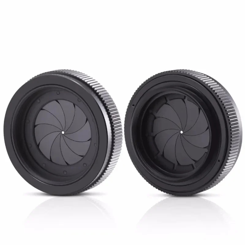 Lente de cámara de microscopio de Diafragma Iris, anillo adaptador de módulo de reequipamiento DIY, M42 a M42, 1,5-29mm