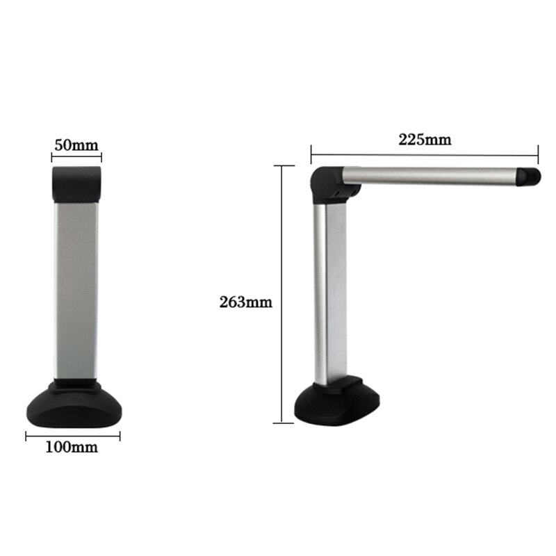 Portable High Speed USB Book Ie A4 Document Camera Scanner with 8.0MP Camera School Office Bank Library High-Definition