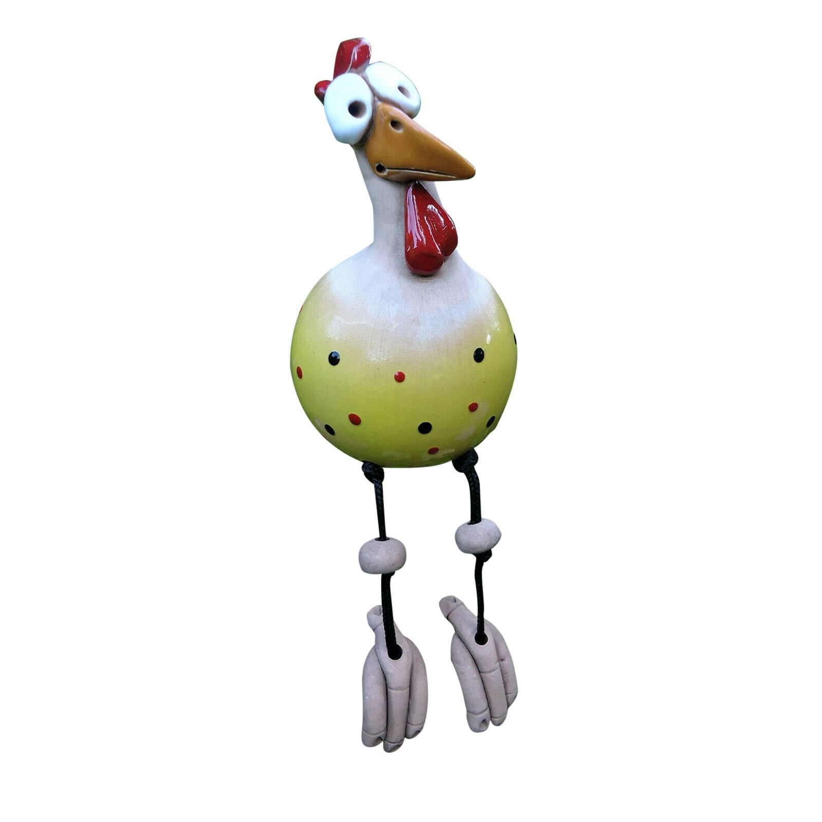 Bouchon de jardin de poulet 40 @, décor , poule coq poules bord d'oiseau, siège, intérieur et extérieur, accessoires de décoration de jardin d'art amusant