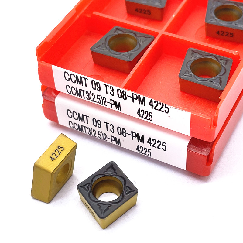 10Pcs CCMT09T304 Pm 4225 CCMT09T308 Pm 4225 Draaibank Cutter Interne Tokarny Carbide Draaien Gereedschap