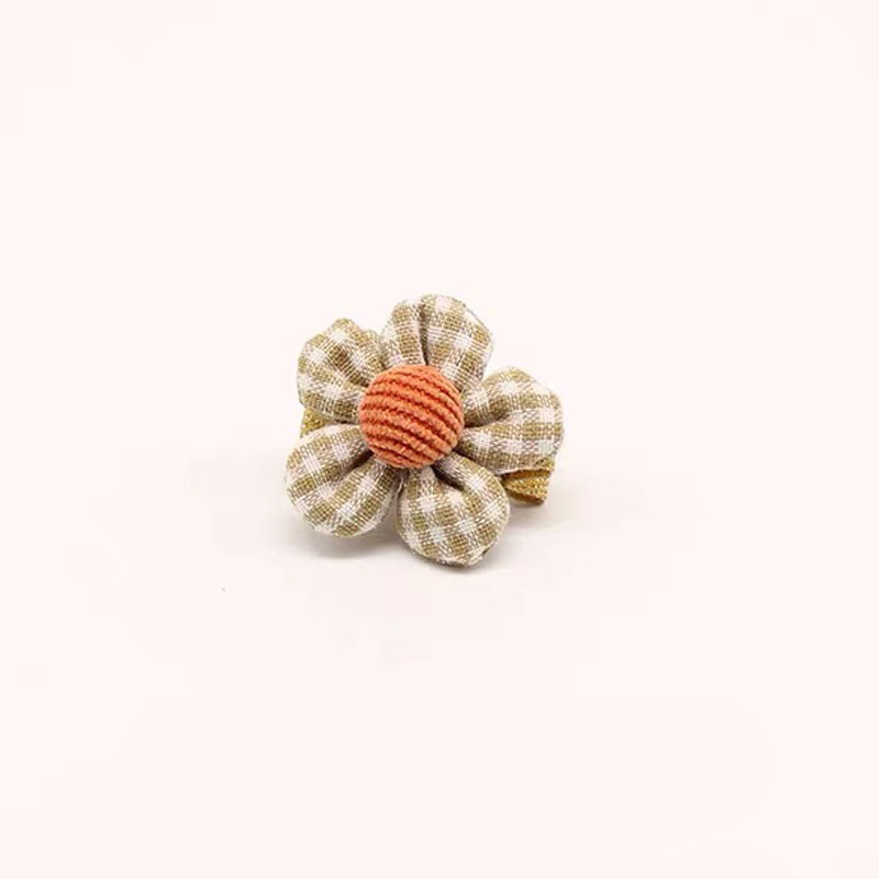 Bebê clipes de cabelo pinos para crianças kawaii pequenas flores da criança do bebê meninas xadrez acessórios para o cabelo conjunto criança barrettes bb clipe arco: 15
