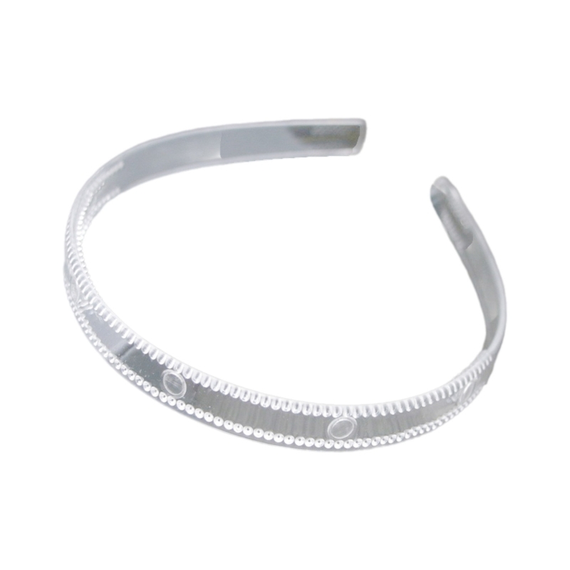 Diadema ancha y fina transparente para mujer, aro de pelo dentado para novia, 8mm/12mm/20mm/25mm, diadema de plástico transparente para , uso diario: Lavanda