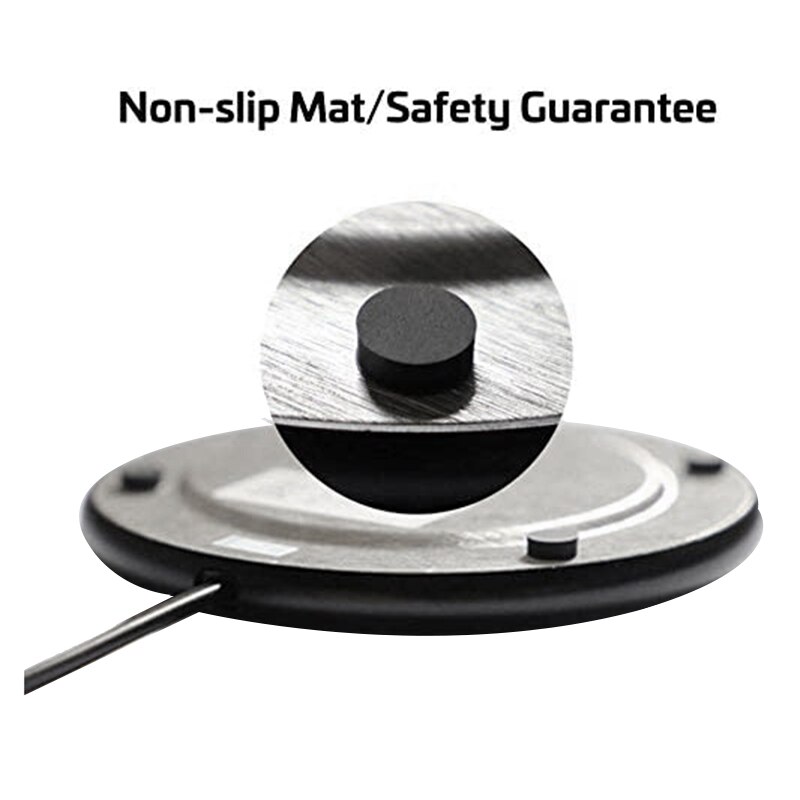 THEVFAMILY Coffee Mug Warmer Electric Smart Beverage with Timer & Temperature Control,for Office/Home Black,US Plug