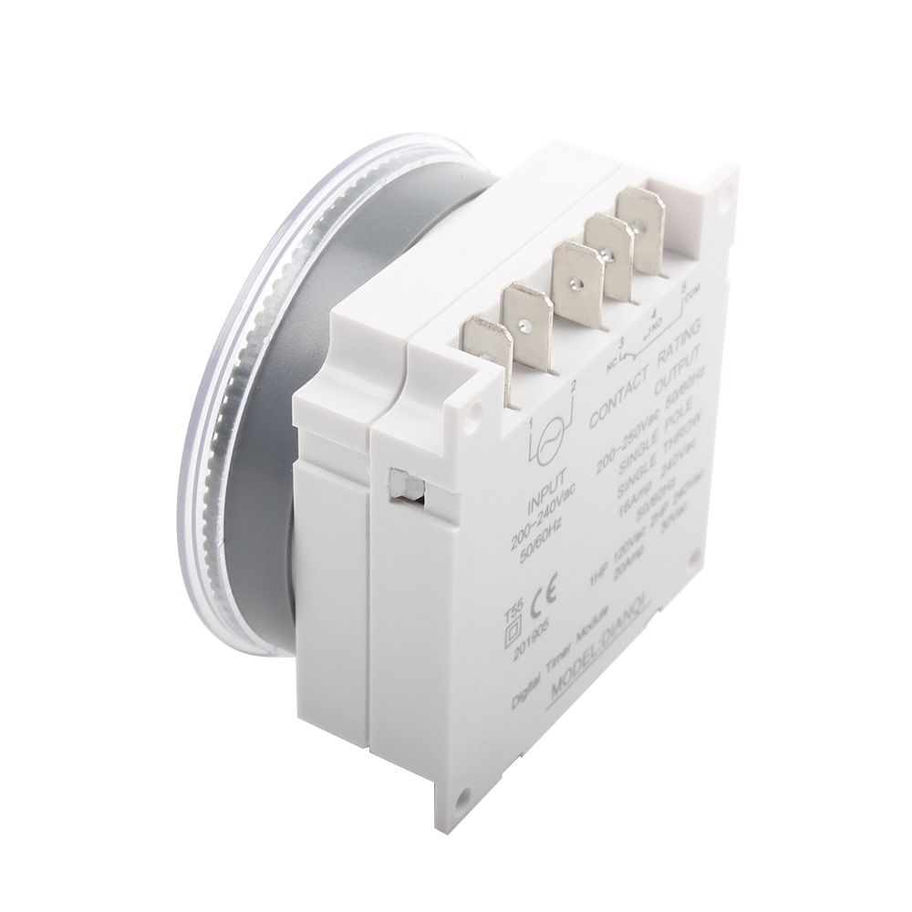 DIANQI TM619 220V 16A Digital Timer controller 7 Days Weekly Programmable Timer switch Hour Minute Count CN304 1NO 1NO1NC