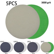 40pcs Klittenband Nat/Droog Zand Papers Tool Siliciumcarbide 3 Inch 600 800 1000 3000 Grit Schuren Discs Tool Kit