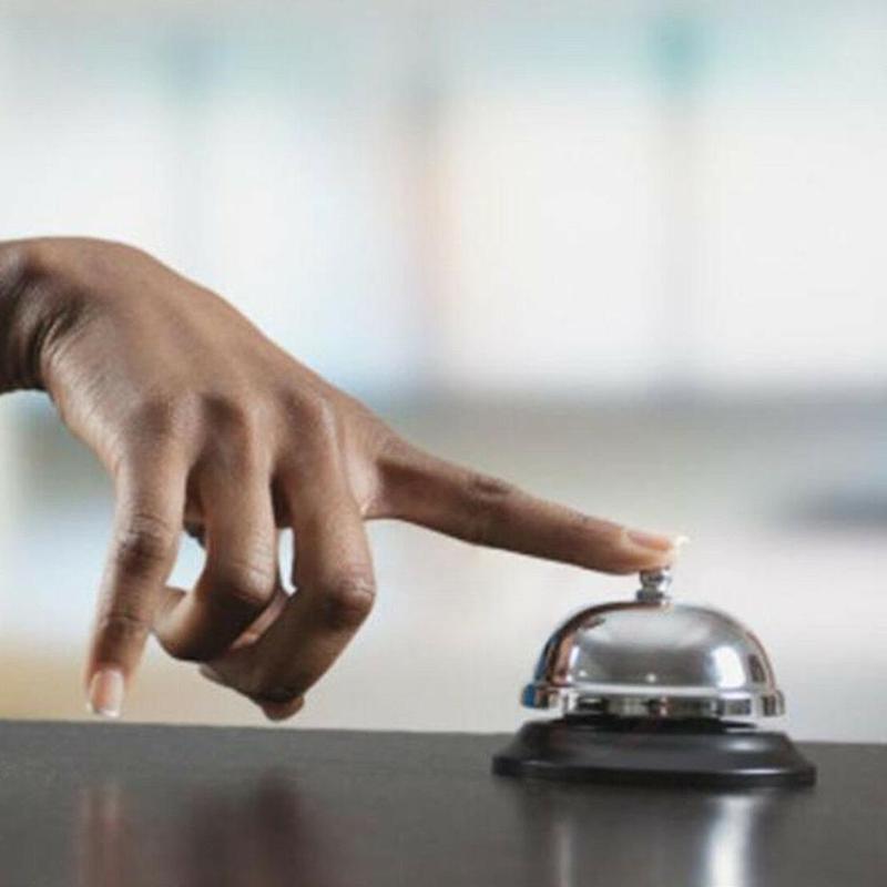 1pc små klokke bar tæller sølv klokke skrivebord køkkenbord restaurant pass køkken klokke ring service reception hotel fad  u1 g 9
