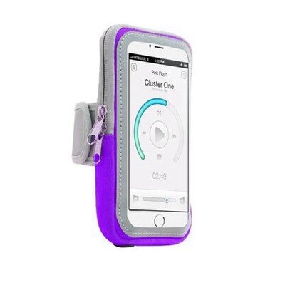 Für alle praktisch Tasche Arm Band Lauf fallen Beutel Für iPhone XS MAX XR 8 7 6 Plus Samsung hinweis 9 8 S9 für HUAWEI 6,0 zoll fallen: Violett
