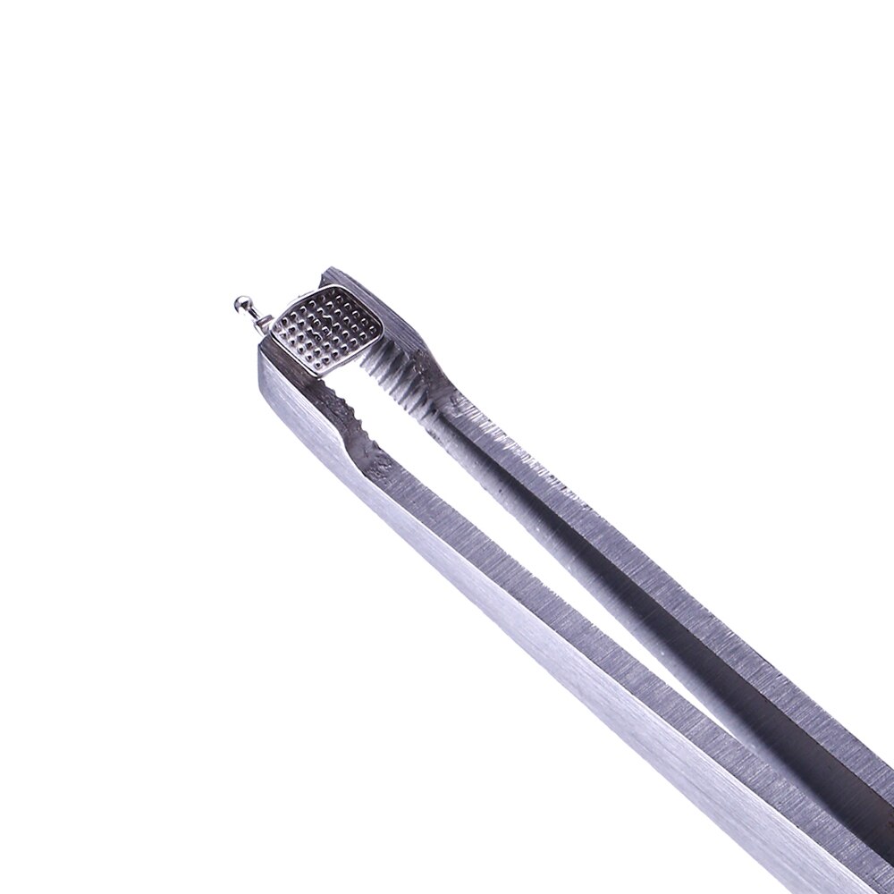 Tandlæge ortodontisk beslag pincet holder tandlægeinstrument rustfrit stål savtakket tang til tandpleje værktøjer