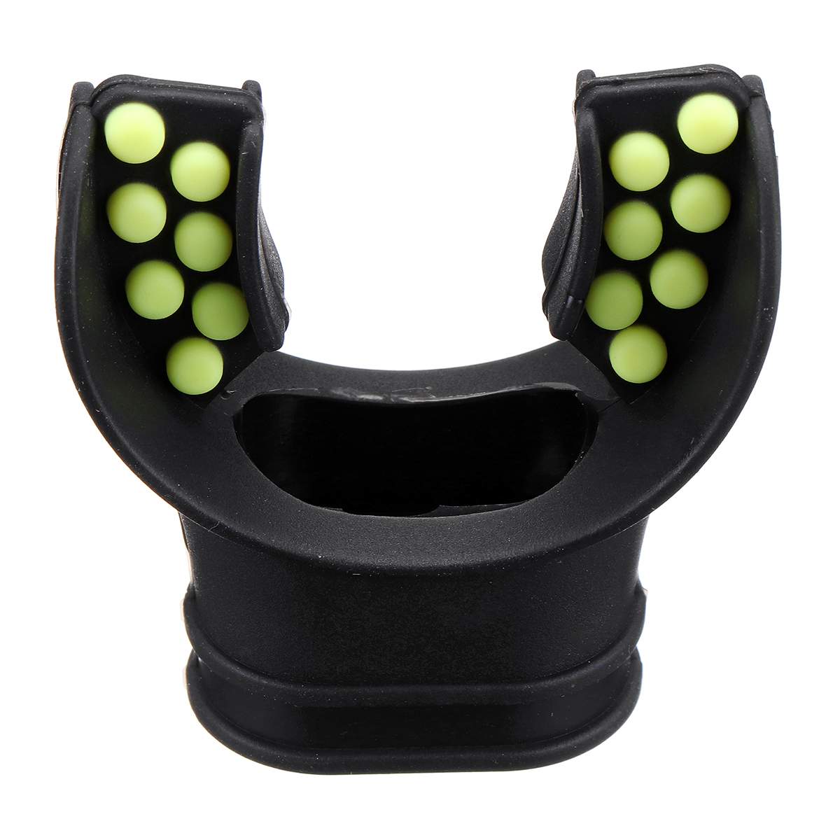 Equipo de Buceo, Snorkel, boquillas de repuesto de silicona, boquilla reguladora, accesorios de respiración subacuática: black yellow