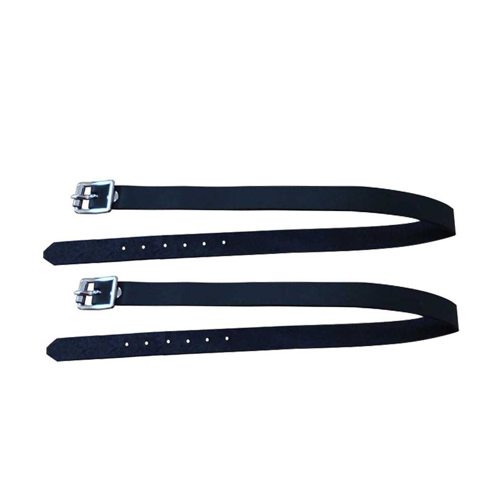 2 st träning utomhus med spänne sporremmen lång solid ridning skyddande pu läder sporttillbehör utrustning slitstark