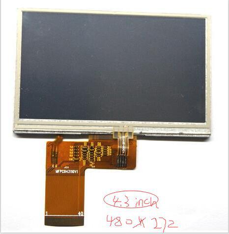 4.3 inch MP5 GPS TFT LCD screen inside KD43G18-40NB-A1 KD43G18-40NB-A5 C430P T43P12