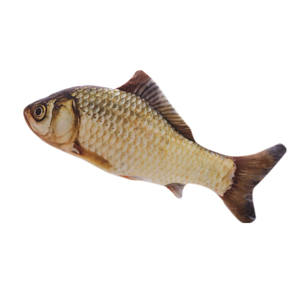 Elektronisch kattenspeelgoed, elektrisch usb-oplaadsimulatie, visspeelgoed voor honden, katten, kauwen, spelen, bijtbenodigdheden, dropshipping: Graskarper noelec 20cm