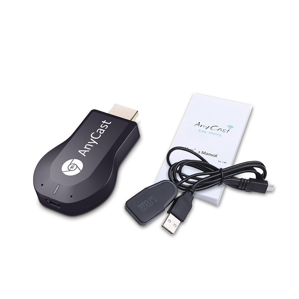 AnyCast – Dongle récepteur wi-fi sans fil M2 Plus, 1080P, Interface HD, Stick TV DLNA Airplay Miracast, pour téléphones intelligents et tablettes