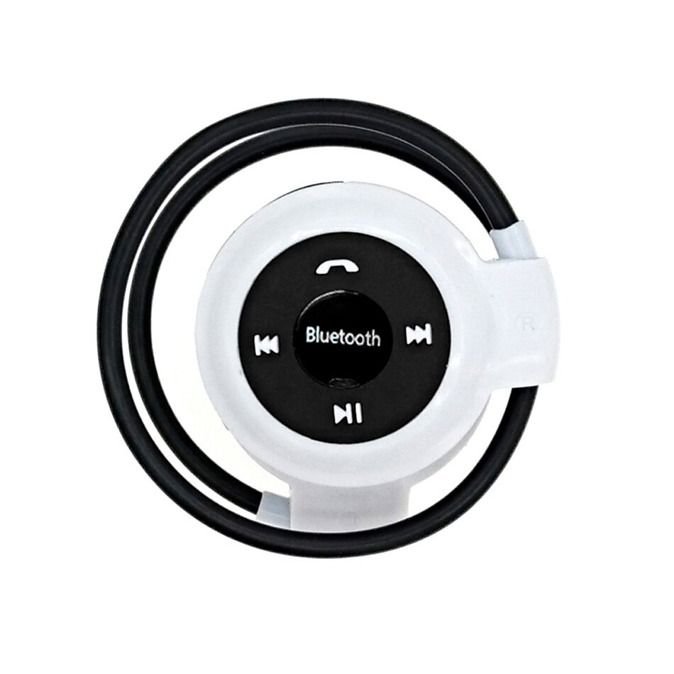 HOMEBARL-Auriculares deportivos Mini 503, inalámbricos por Bluetooth 4,0, auriculares Mini 503 Max con soporte para 32GB, microSD, tarjeta TF, Radio FM, novedad: Blanco