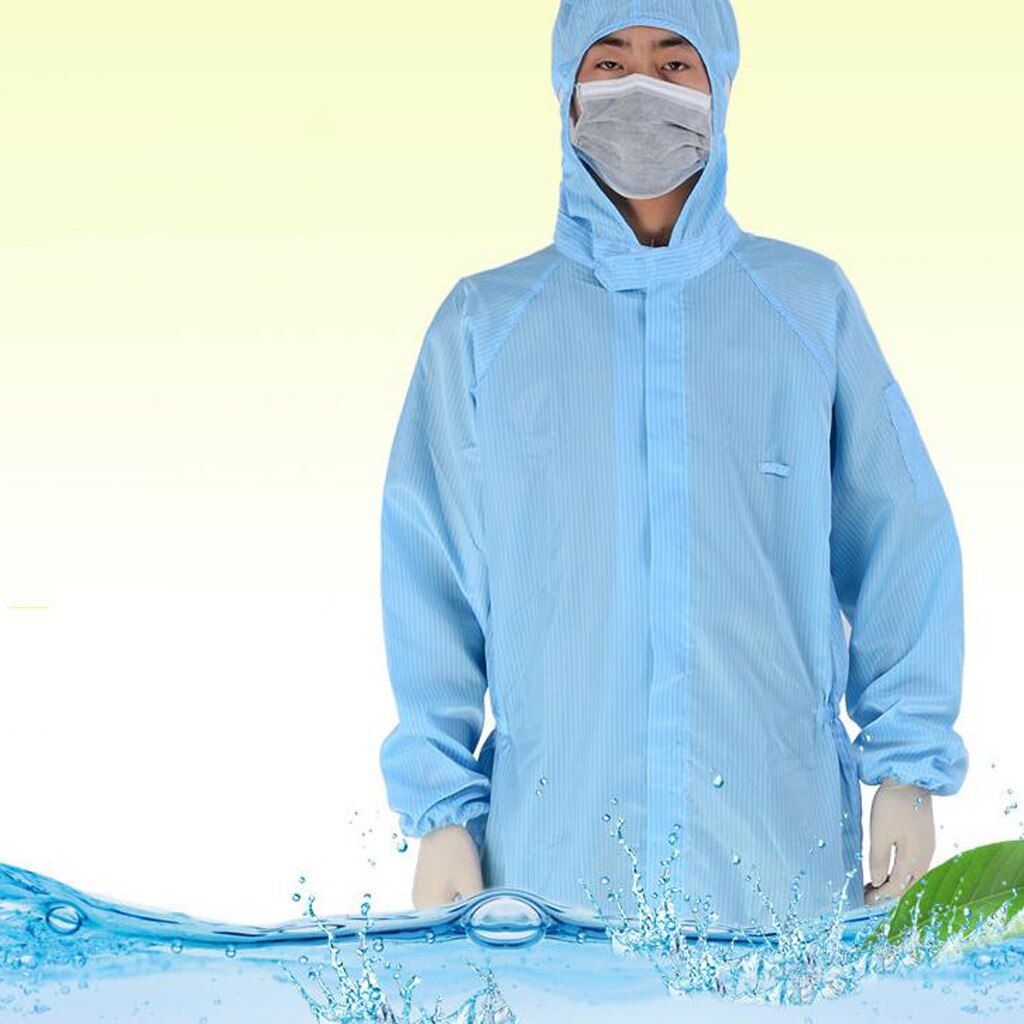 Disposable Protection Gown Dust Spray Suit Siamese Non-woven Dust-proof Anti Splash Clothing Safely Clothes In Stock#E30