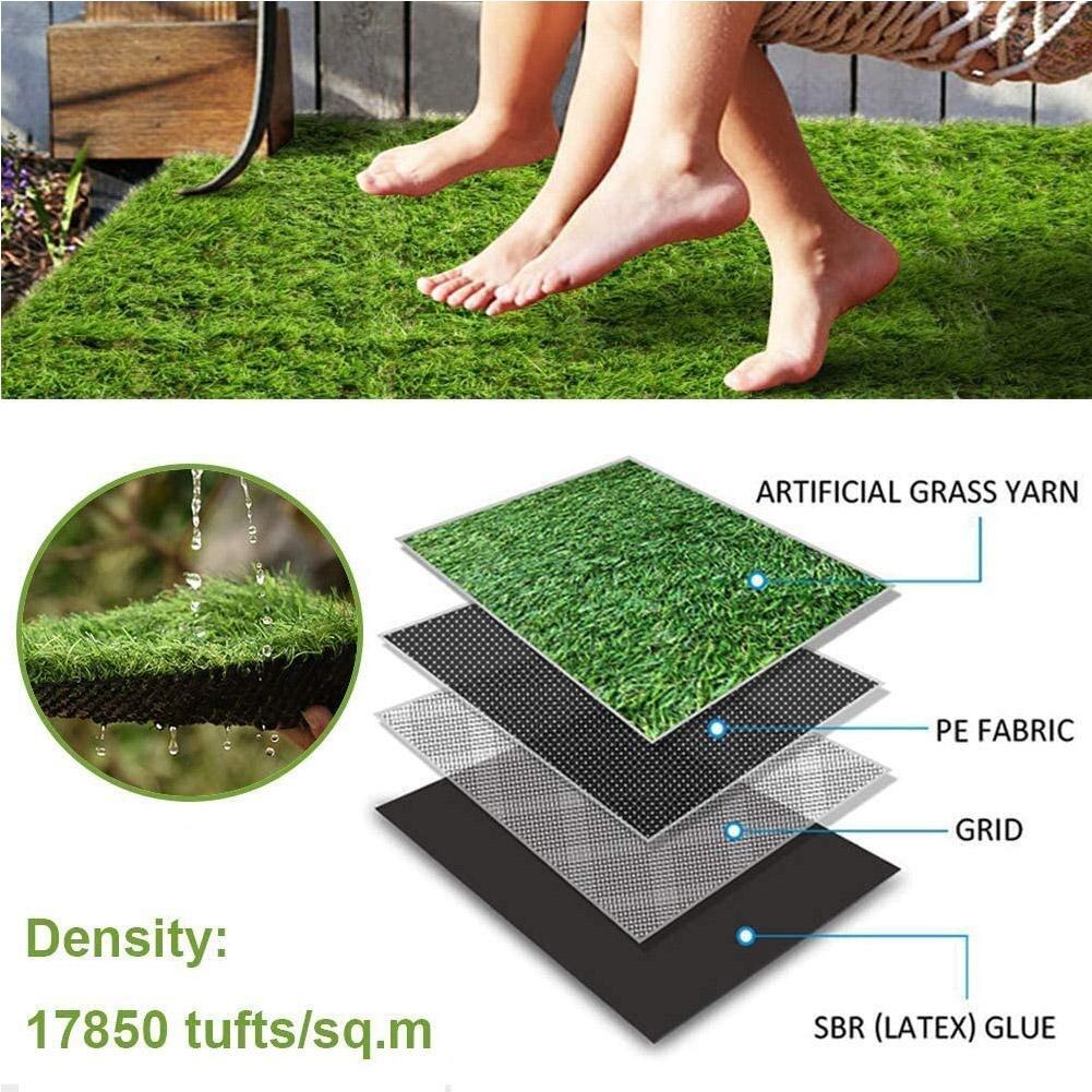 Tuinieren Kunstmatige Gazon Balkon Tuin Verfraaiing Decoratie Gazon Mat Met Bodemplaat Kan Worden Gesplitst