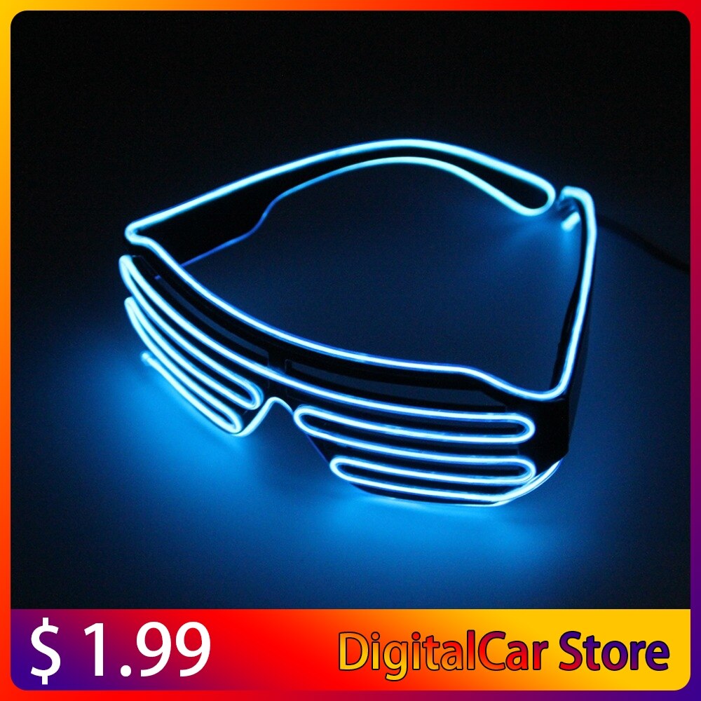 Plastic LED Glasses Light Up Shades Flashing Rave Wedding Party Indoor & Outdoor Night Shows & Activities Christmas Decors