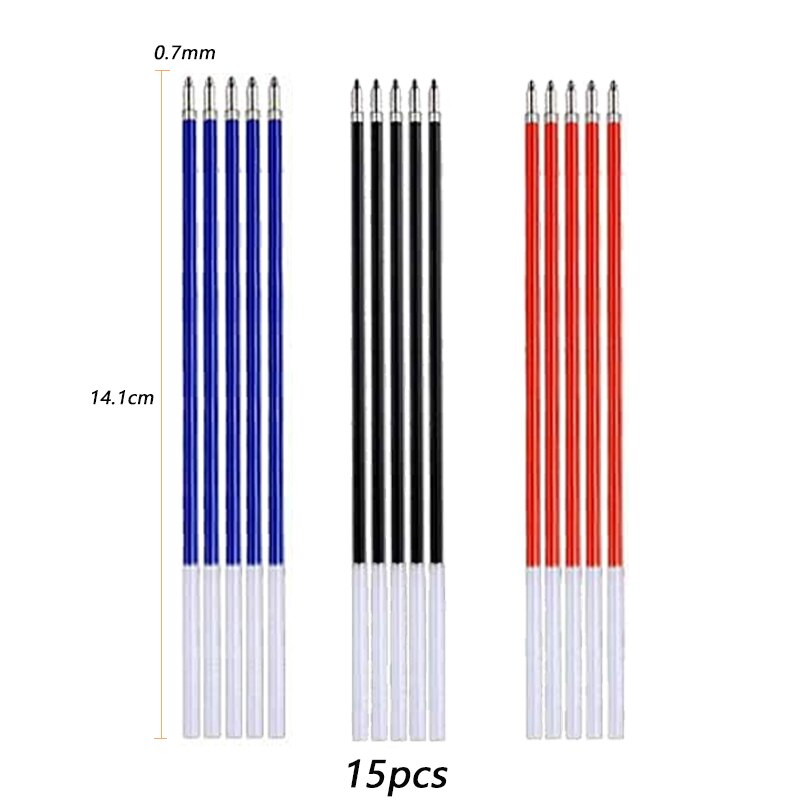 Moule en Silicone pour stylo à bille magique en résine cristal, moule en résine époxy fait à la main, fournitures d&#39;outils de moulage: pen 3 color 15pcs