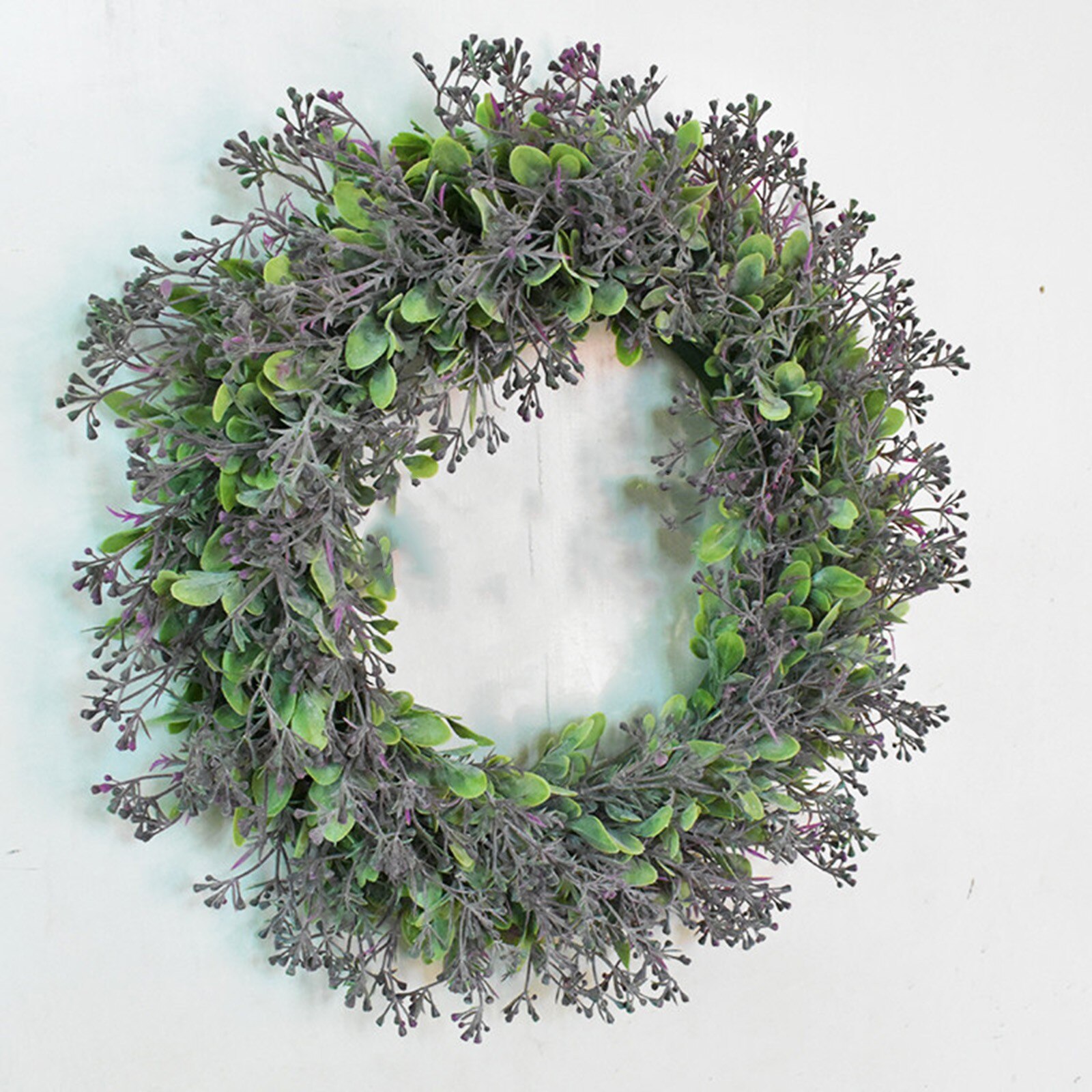 Massaal Grote Simulatie Amerikaanse Waterhyacint Krans 18 Inch Guirlande Kunstmatige Krans Muur Opknoping Thuis Deur Decoraties