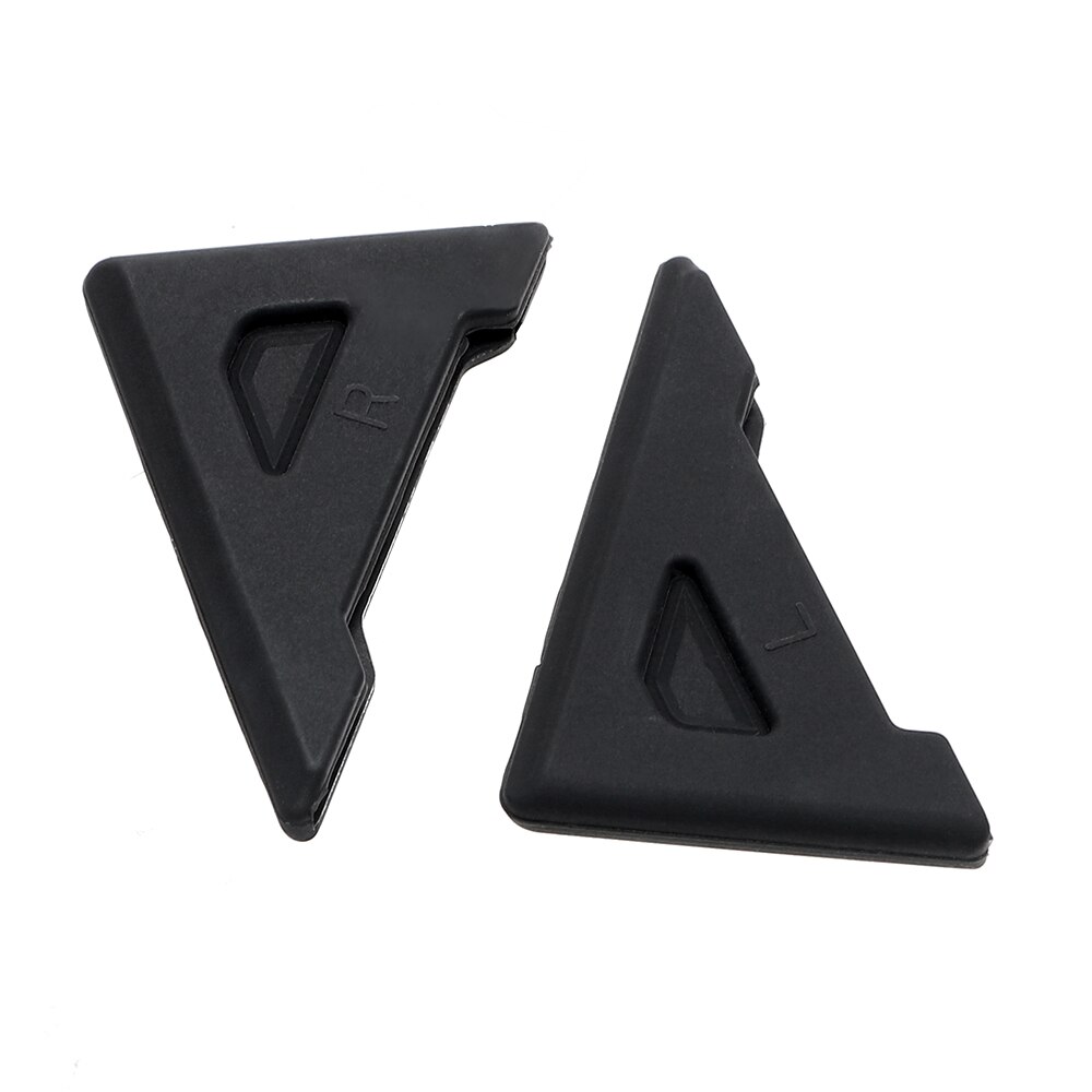YOSOLO-2 unid/set de silicona para el cuidado automático, parachoques antiarañazos para esquina de puerta de coche, funda de protección contra choques, Protector contra arañazos: Black