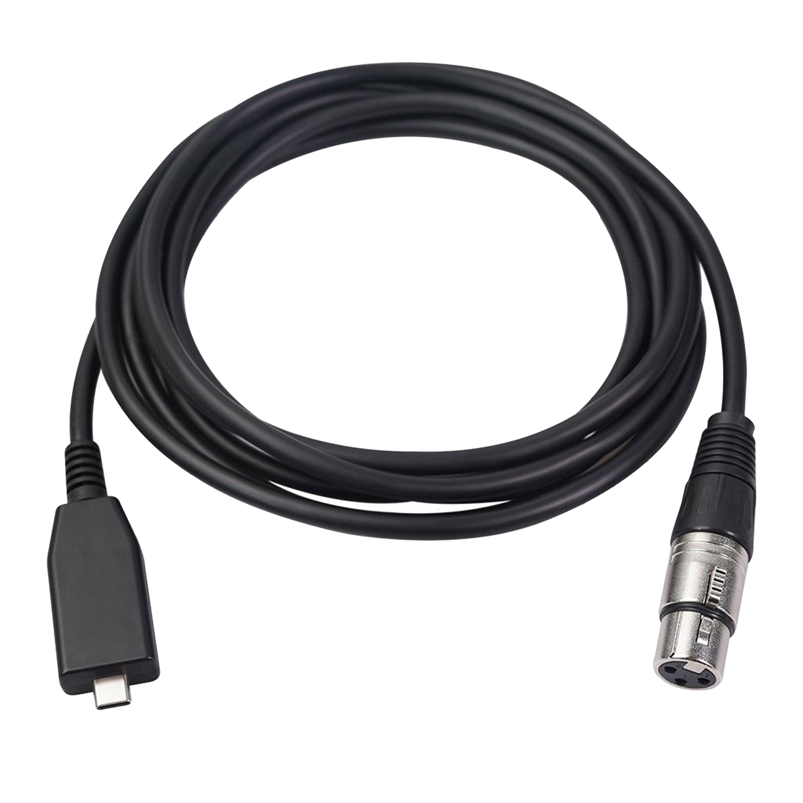 3Pin Xlr Female Naar Type C Audio Adapter Kabel Vrouwelijke Zinklegering Microfoon Mic Audio Kabel Cord