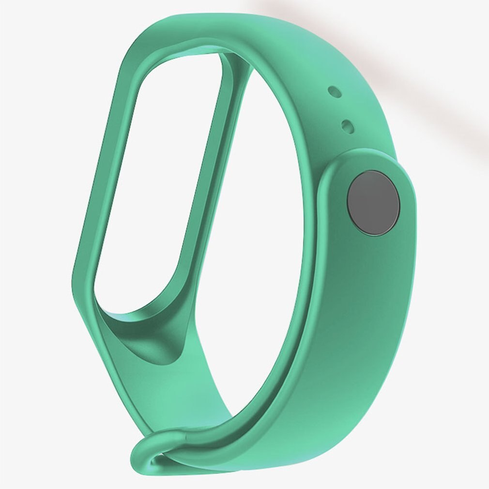 Correa de silicona deportiva para Xiaomi Mi Band 3/4, repuesto para pulsera deportiva: Water duck green