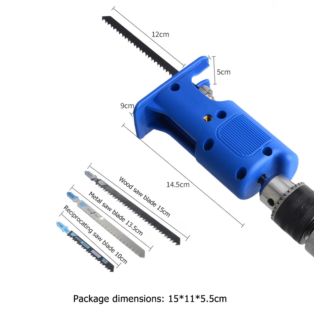 Classic Reciprocating Saw Metal Cutting Saw File Wood Cutter Electric Drill Attachment Electric Drill Modified Electric Saw
