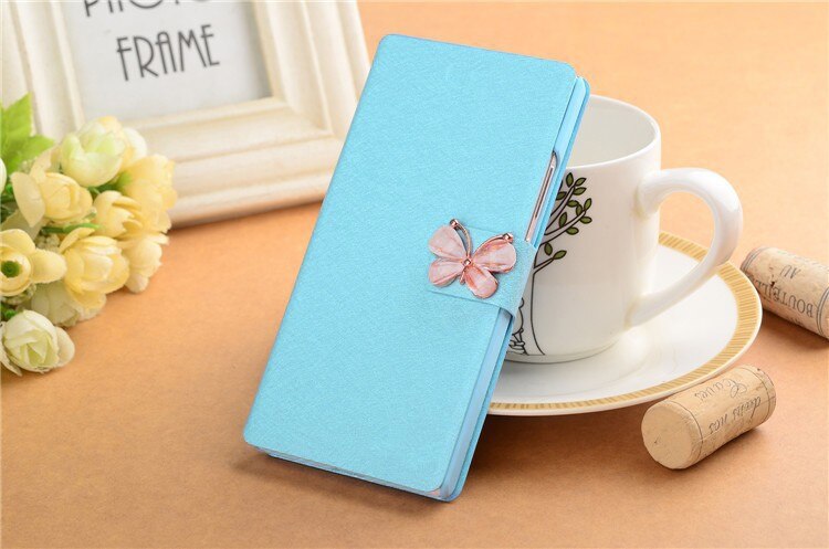 Para alcatel 1se 2020 caso de couro do plutônio volta flip capa protetora para alcatel 1se 5030f telefone protetor carteira saco escudo capa: CS Blue Butterfly