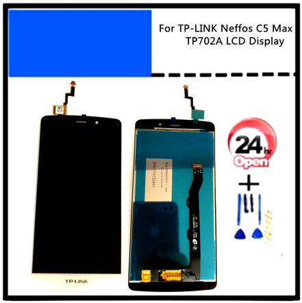 Voor TP-LINK Neffos C5 Max TP702A, TP702B, TP702C, TP702E Lcd-scherm Met Touch Screen Digitizer Vergadering Met