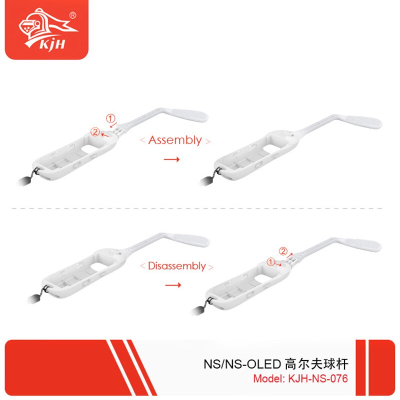 Switch OLED Mario Golf Somatosensory Game Grip NS Left and Right Handle Somatosensory Club