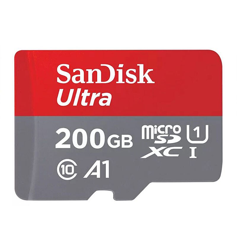 Tarjeta de memoria SanDisk 32GB 64GB tarjeta Micro SD de Clase 10 de 16GB a 128GB 200GB 256GB Ultra A1 SDHC/SDXC UHS-I 98 MB/s-100 MB/s tarjetas TF: 200 GB