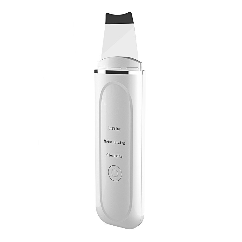 Skin Scrubber Facial Skin Scrubber Electric SPA Gentle Blackhead Remover Ultrasonic Facial Cleaner Spatula Face Lifting Massager: Default Title