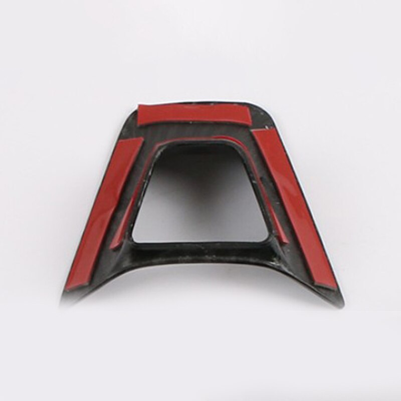 Carbon Fiber Steering Wheel Button Cover Trim Frame Sticker Car Interior Accessories for Toyota Corolla Hatchback