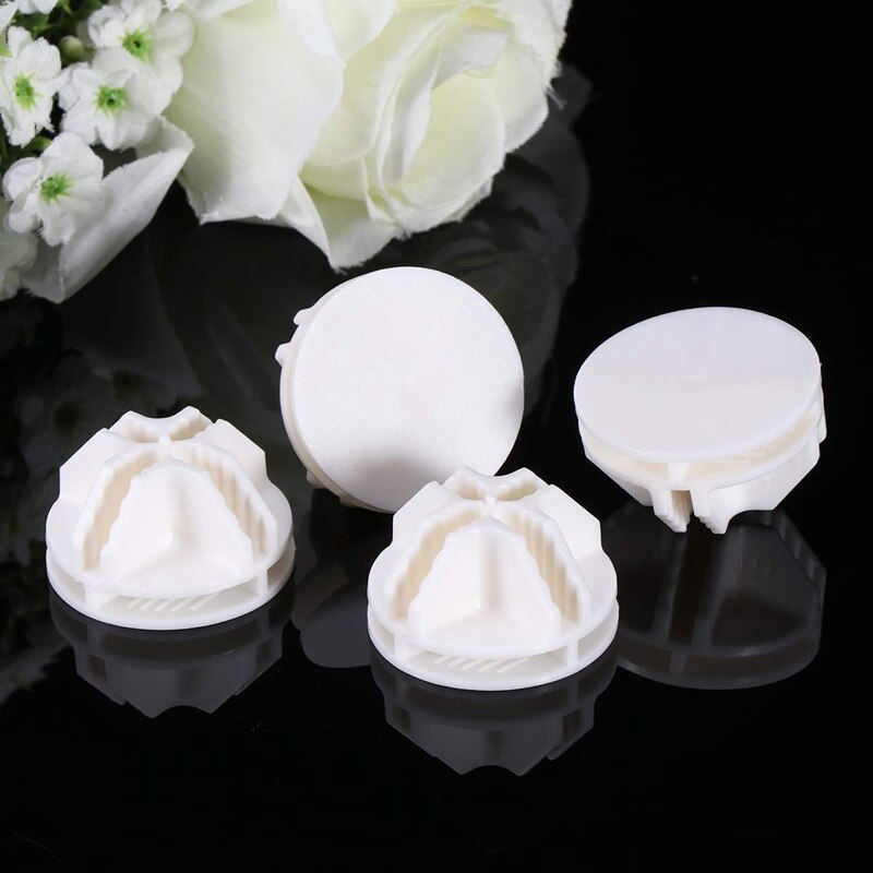 20 Pcs Grid Cube Connector Abs Connectors For Wire Cube Storage Shelving (White)
