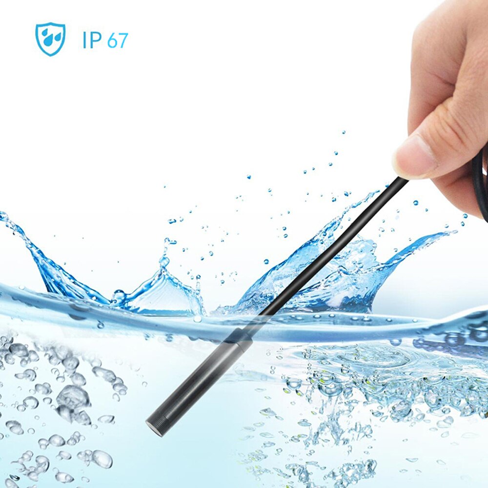 Endoscopio 2 en 1 2MP 1M 2M 10M Android USB cámara HD 8mm IP67 impermeable serpiente USB cámara HD 720P Android boroscopio USB móvil