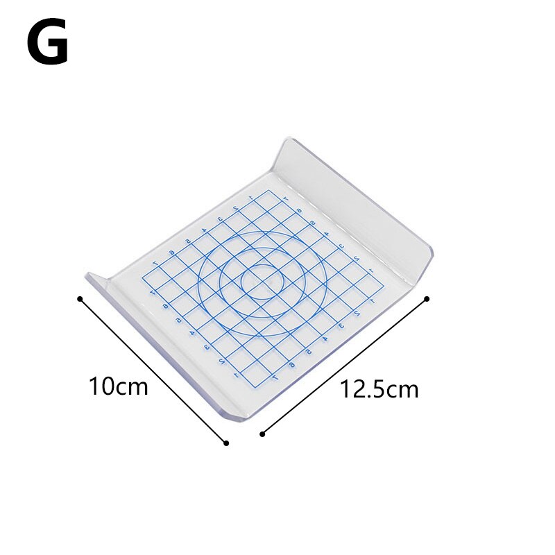 1Pcs Acryl Transparante Klei Roller Board Plaat Diy Handgemaakte Craft Accessoires Polymeer Aardewerk Modellering Art Klei Gereedschap: 07