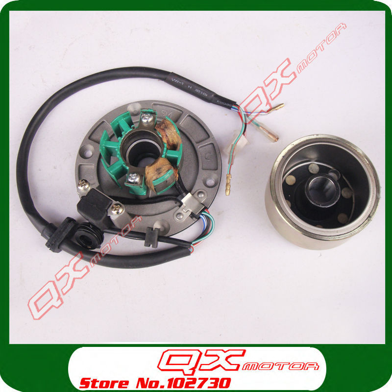 Originele Zongshen Magneto Stator Vliegwiel Rotor Kit Voor ZS150 155z 160cc Motor Dirt Pit Monkey Bike Onderdelen