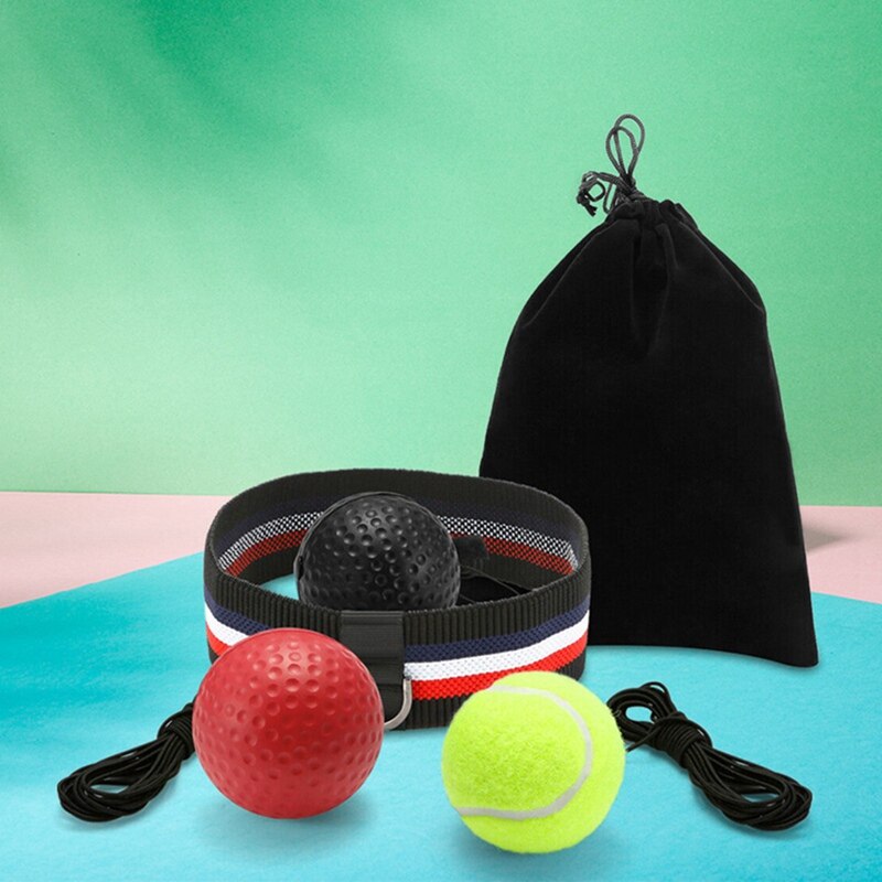 Boxing Reflex Speed Ball Boxing Ball Headband for Reaction Agility Punching Speed Fight Skill Training MMA Muay Thai Fight Ball