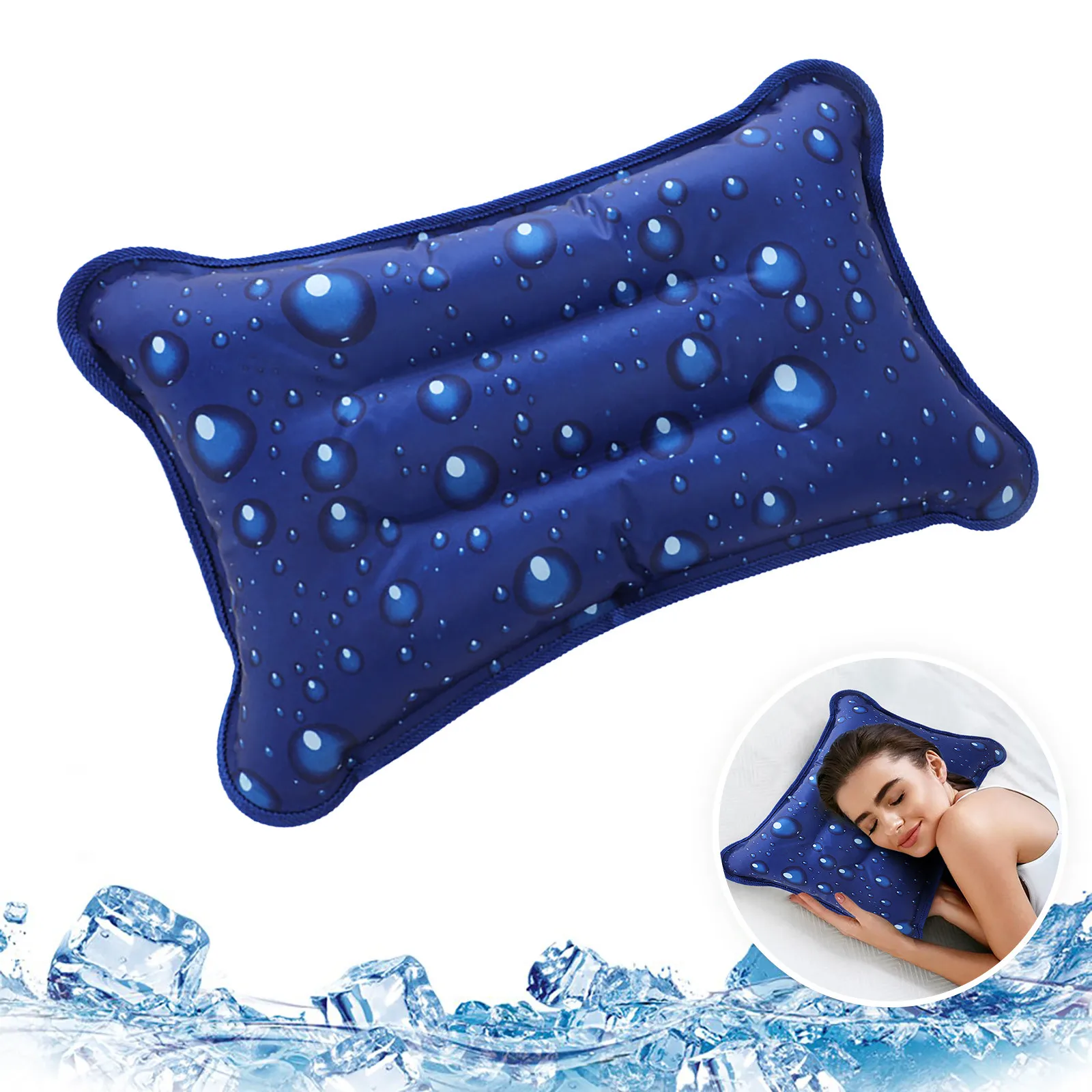 Cuscino per l'acqua di raffreddamento estivo cuscino per dormire tappetino per sollievo muscolare cuscino rinfrescante cuscino per ghiaccio massaggiatore biancheria da letto cuscino per dormire